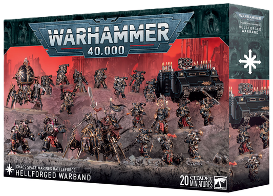 Warhammer 40k-CHAOS SPACE MARINES: HELLFORGED WARBAND
