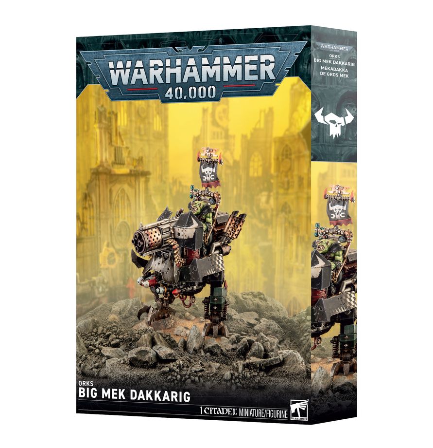 PREORDER RELEASE DATE: 05/09/2026 PICKUP ONLY ORKS: BIG MEK DAKKARIG