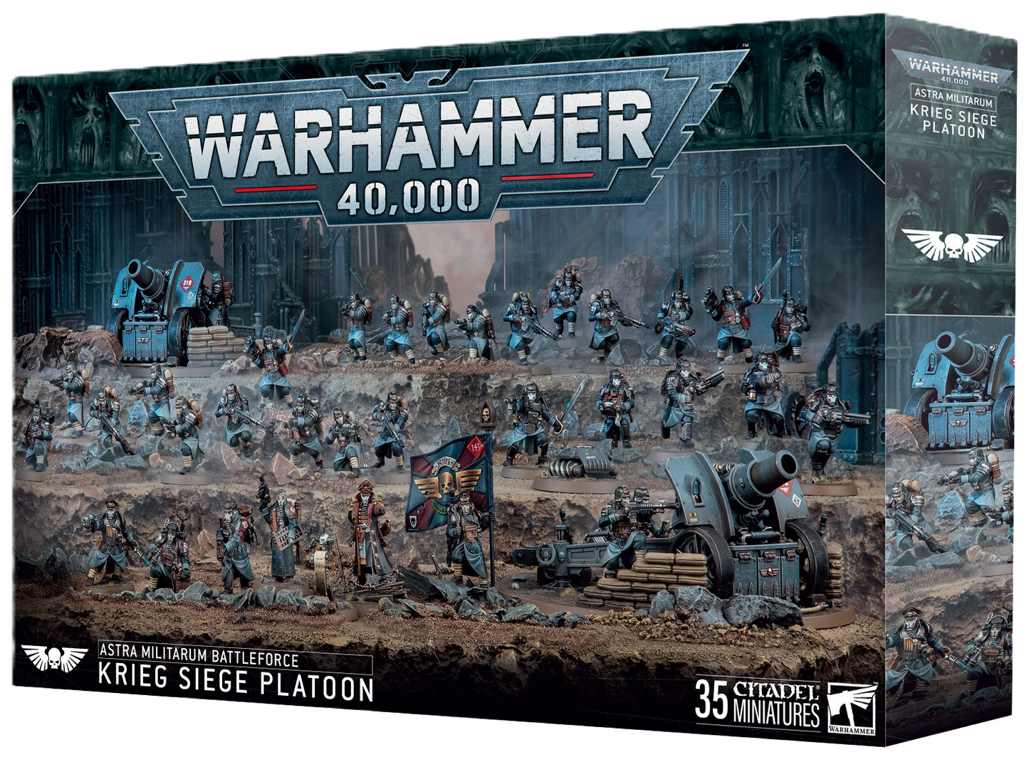 Warhammer 40K- ASTRA MILITARUM: KRIEG SIEGE PLATOON