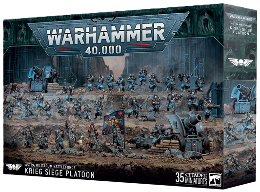 Warhammer 40K- ASTRA MILITARUM: KRIEG SIEGE PLATOON