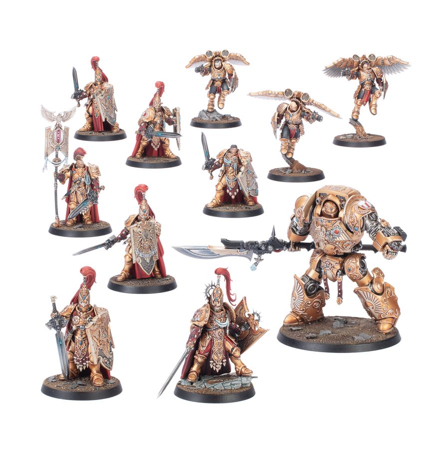 PREORDER RELEASE DATE: 17/10/26 COMBAT PATROL: ADEPTUS CUSTODES (COLLECTION ONLY)