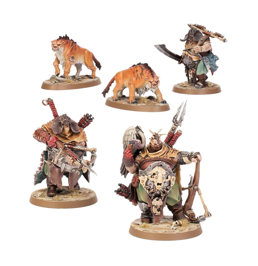 PREORDER RELEASE DATE: 29/08/2026 OGOR MAWTRIBES: HUNTERS WITH SABREFANGS PICKUP ONLY