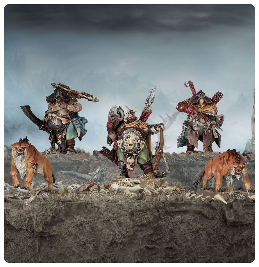 PREORDER RELEASE DATE: 29/08/2026 OGOR MAWTRIBES: HUNTERS WITH SABREFANGS PICKUP ONLY