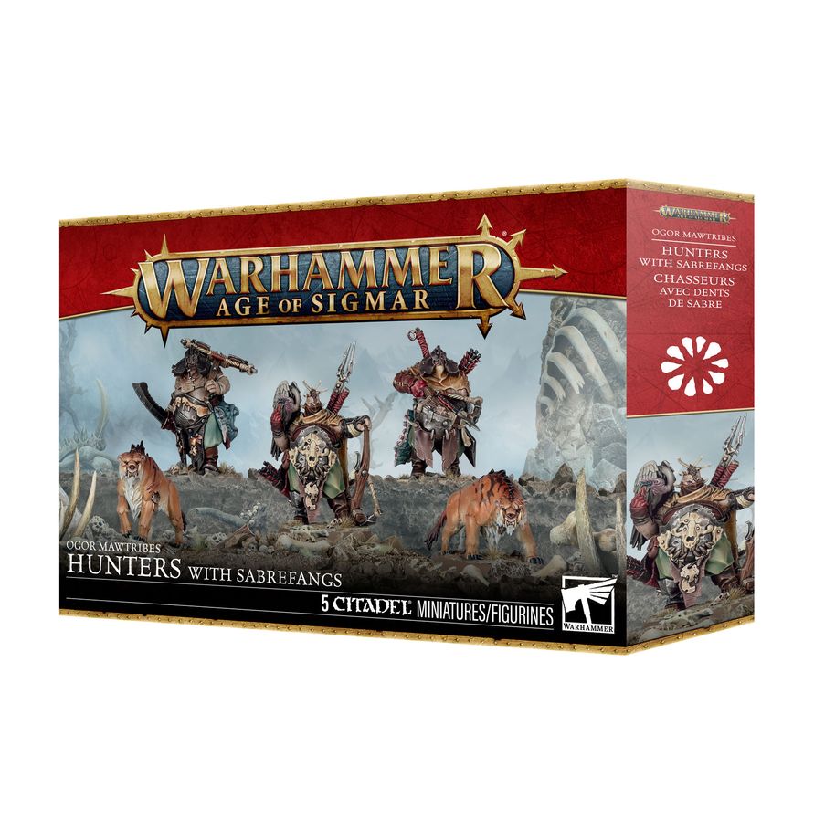 PREORDER RELEASE DATE: 29/08/2026 OGOR MAWTRIBES: HUNTERS WITH SABREFANGS PICKUP ONLY