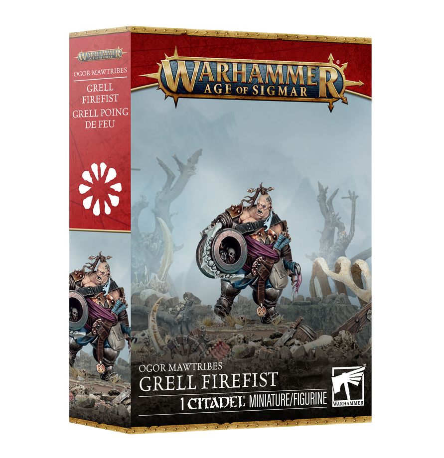 PREORDER RELEASE DATE: 29/08/2026 OGOR MAWTRIBES: GRELL FIREFIST PICKUP ONLY