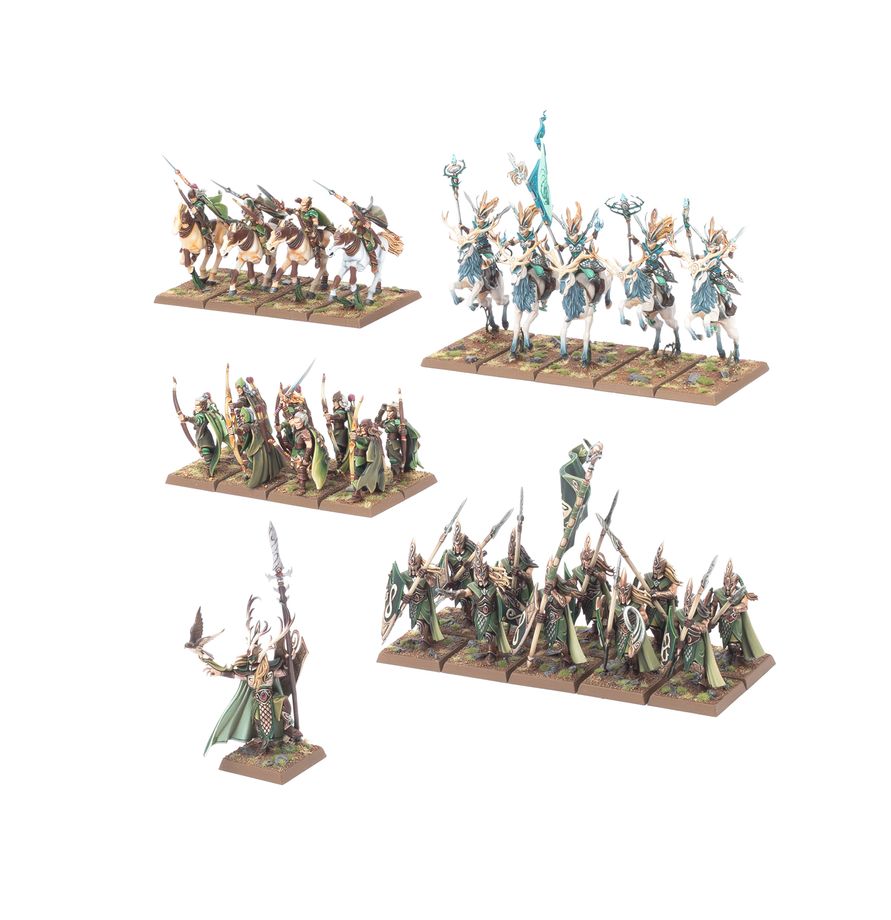 PREORDER RELEASE DATE: 12/09/2026 PICKUP ONLY Wood Elf Realms: Battle March Army