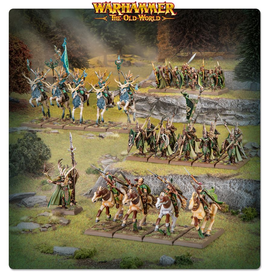 PREORDER RELEASE DATE: 12/09/2026 PICKUP ONLY Wood Elf Realms: Battle March Army