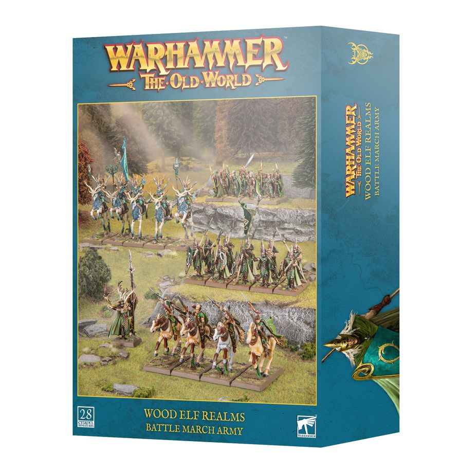 PREORDER RELEASE DATE: 12/09/2026 PICKUP ONLY Wood Elf Realms: Battle March Army