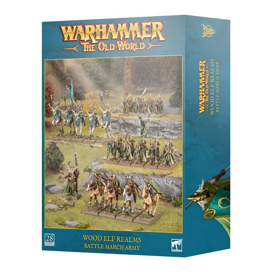 PREORDER RELEASE DATE: 12/09/2026 PICKUP ONLY Wood Elf Realms: Battle March Army