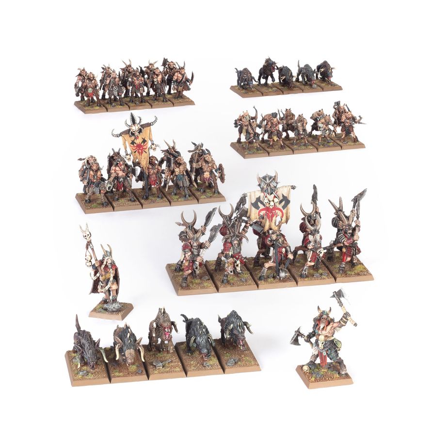 PREORDER RELEASE DATE: 12/09/2026 PICKUP ONLY Beastmen Brayherds: Battle March Army