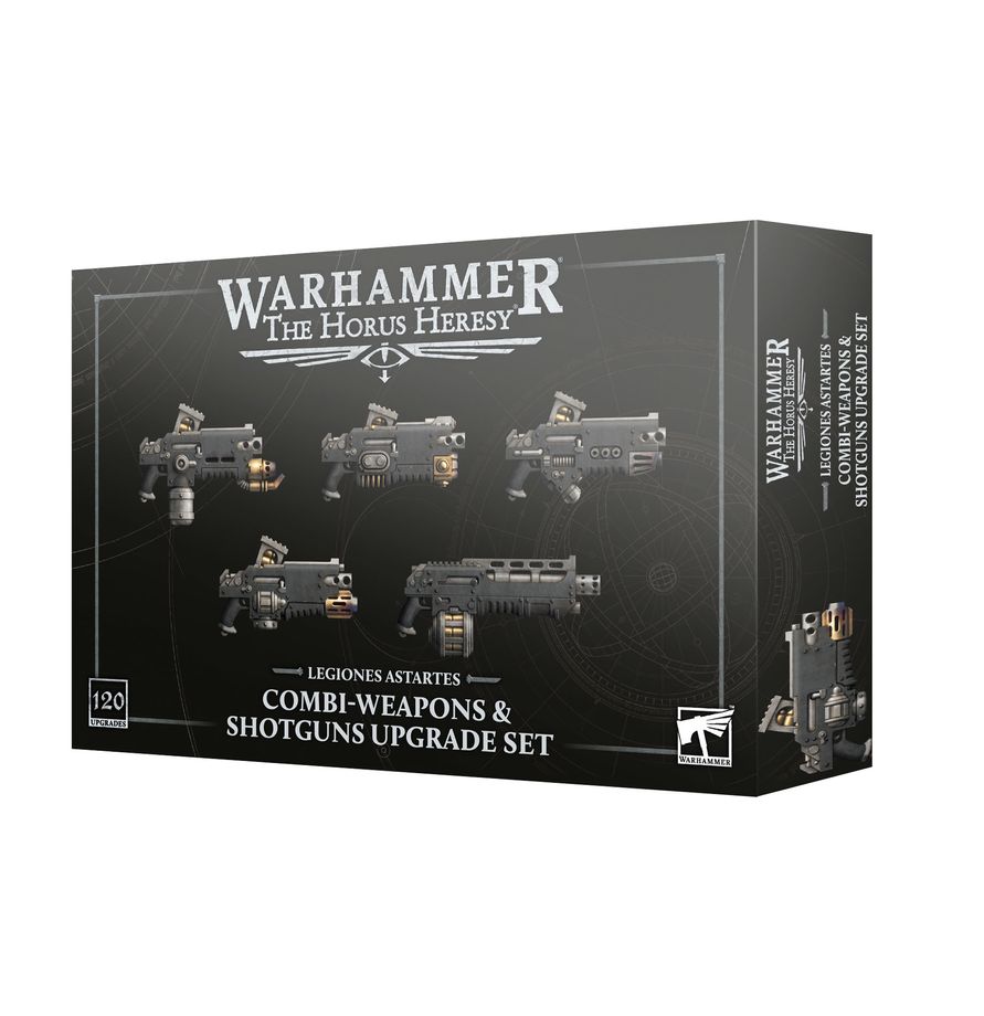 PREORDER RELEASE DATE: 08/08/2026 PICKUP ONLY Legiones Astartes Combi-weapons & Shotgun Upgrades