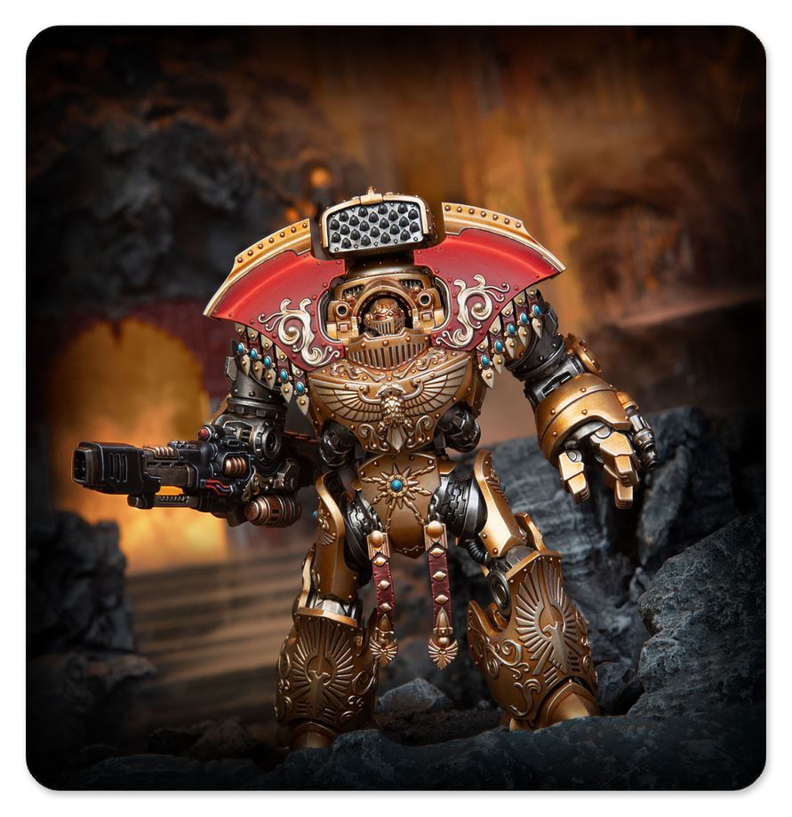 PREORDER RELEASE DATE: 17/10/26 CUSTODES: TELEMON HEAVY DREADNOUGHT (COLLECTION ONLY)