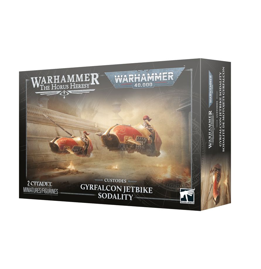 PREORDER RELEASE DATE: 17/10/26 CUSTODES: GYRFALCON JETBIKE SODALITY (COLLECTION ONLY)