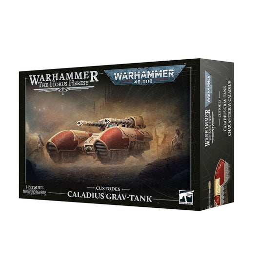 PREORDER RELEASE DATE: 17/10/26 CUSTODES: CALADIUS GRAV-TANK (COLLECTION ONLY)