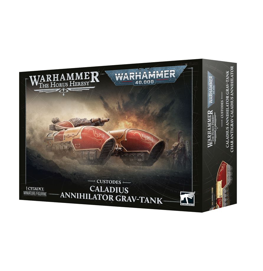 PREORDER RELEASE DATE: 17/10/26 CUSTODES: CALADIUS ANNIHILATOR GRAV-TANK (COLLECTION ONLY)