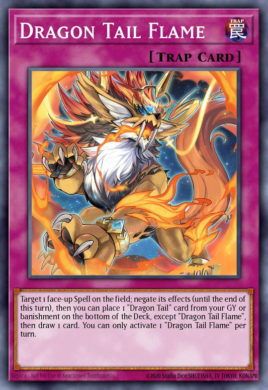 JUSH-EN011 “Dracotail Flame” Rare