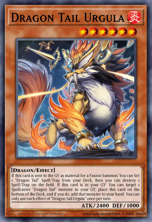 JUSH-EN004 “Dracotail Urgula” Super Rare