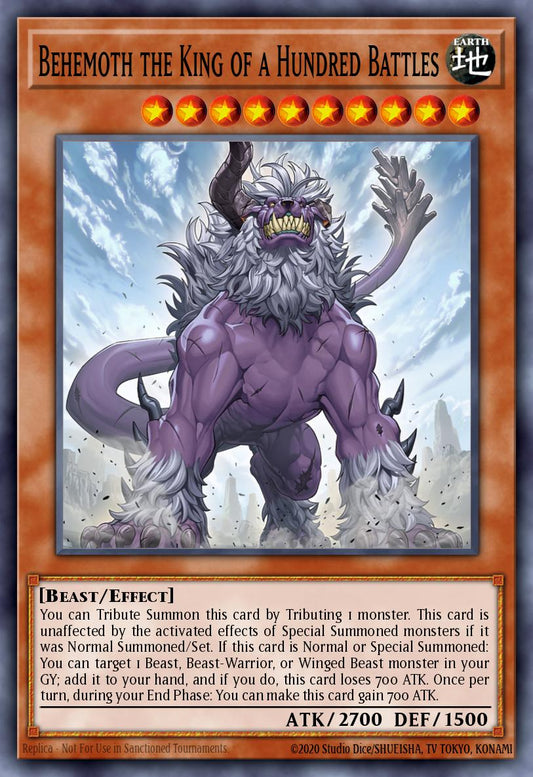 JUSH-EN050 “Behemoth The King Of A Hundred Battles” Super Rare