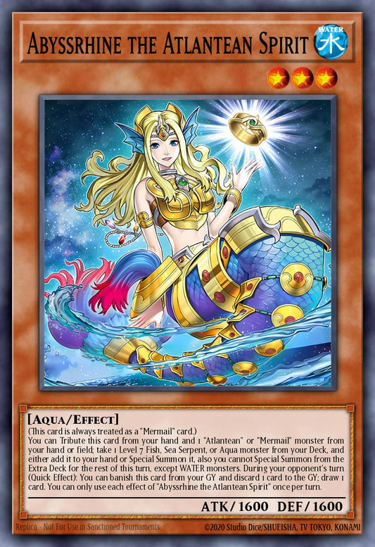 ROTA-EN017 "Abyssrhine, the Atlantean Spirit" Secret Rare