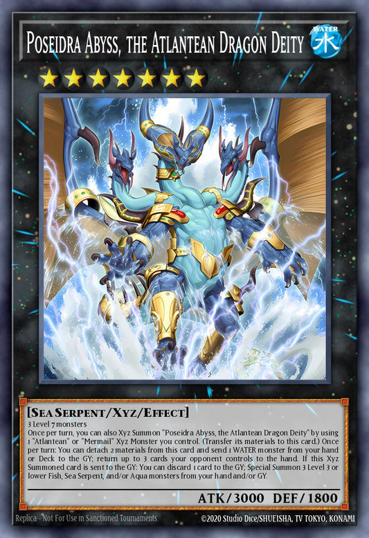ROTA-EN043 "Poseidra Abyss, the Atlantean Dragon Lord" Ultra Rare