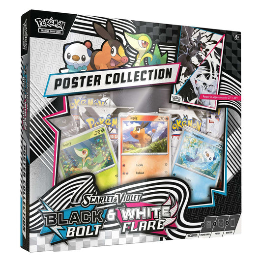 Pokémon TCG: Black Bolt & White Flare Unova Poster Collection (Pre-Order)