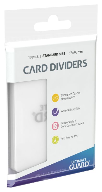 Transparent Card Dividers 10 Pack