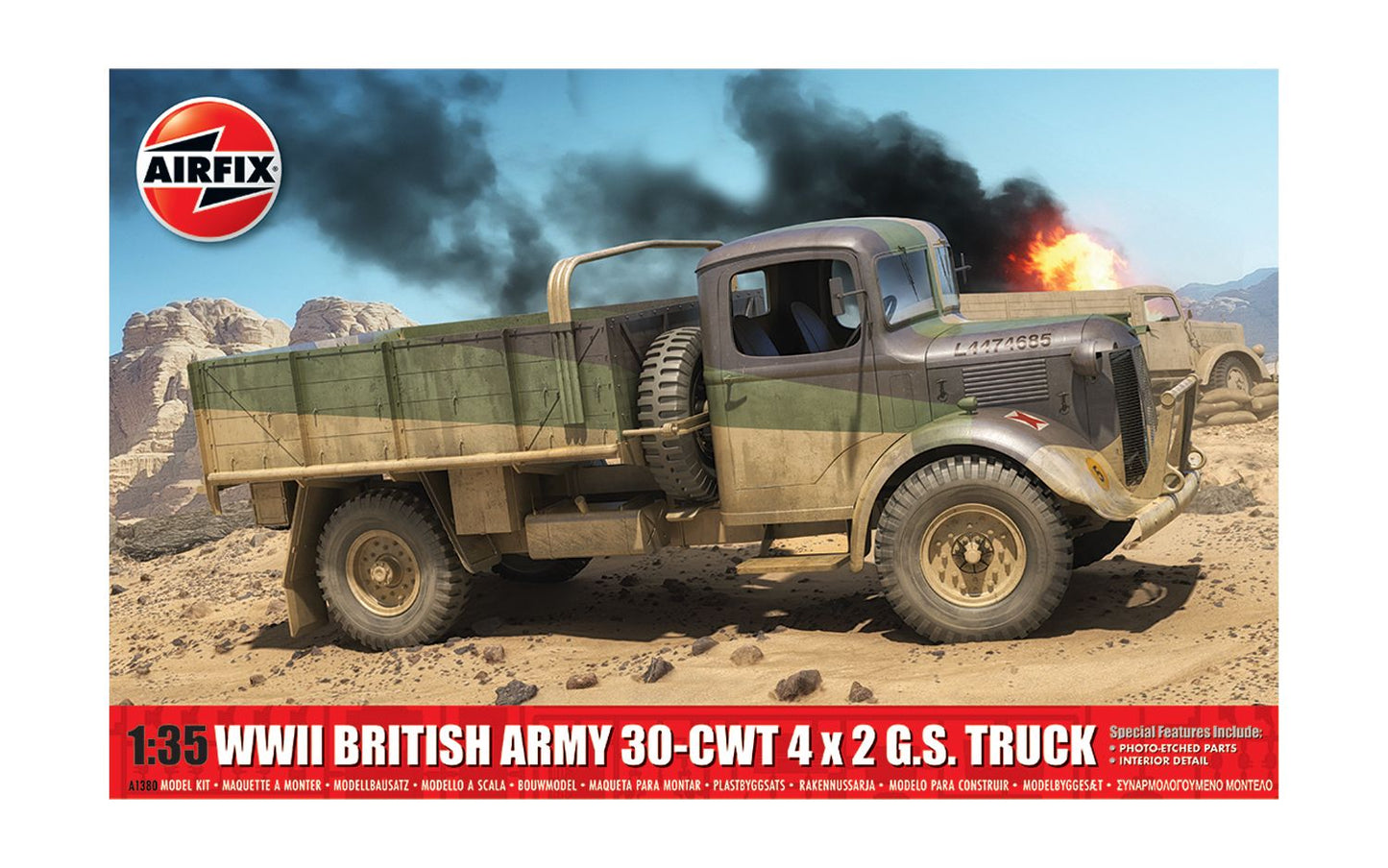 Airfix WWII British Army 30-CWT 4x2 GS. Truck