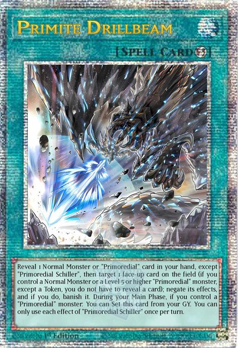 ROTA-EN060 "Primite Drillbeam” Quarter Century Secret Rare