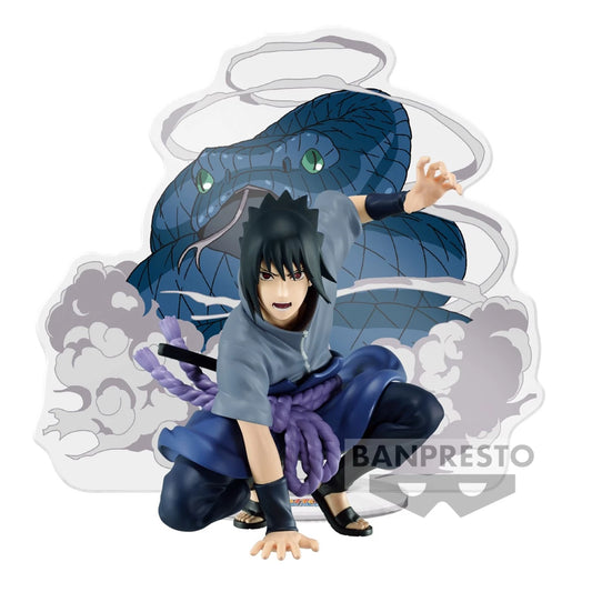 Naruto Shupuden: Sasuke Uchihav with Manda Panel Spectacle Special Statue
