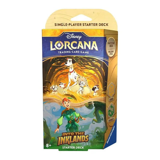 Disney Lorcana-Into The Inklands Starter Deck-Peter Pan & Pongo