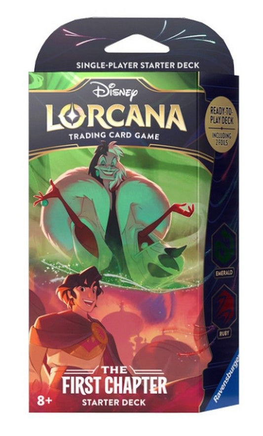 Disney Lorcana: Set 1 Starter Deck - Cruella De Vil / Aladdin