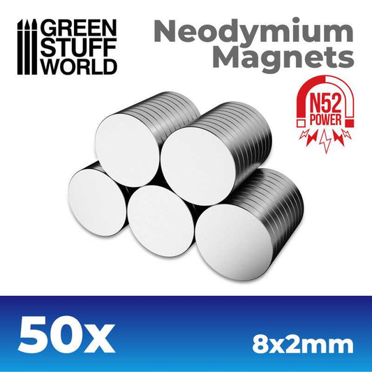 50xN52 Magnets 8x2  11519