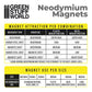 50xN52 Magnets 8x2  11519