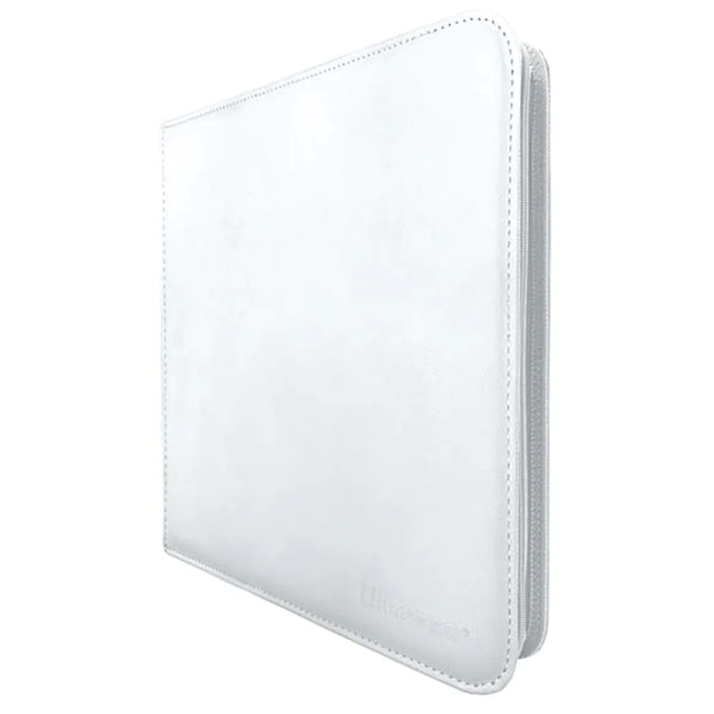 4 Pocket Zip Binder White