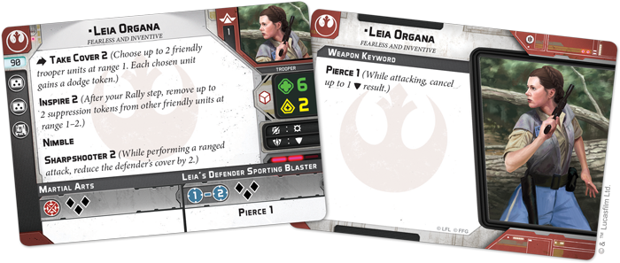 Star Wars Legion: Leia Organa Commander Expansion FFGSWL12