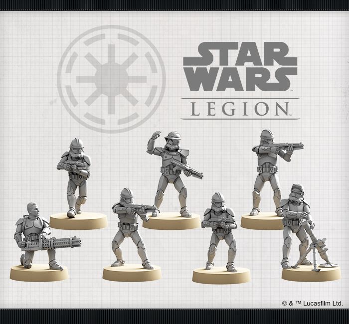 Star Wars Legion: Phase II Clone Troopers Unit Expansion FFGSWL61