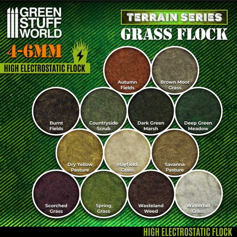 Grass Flock - HAYFIELD GRASS 4-6mm (200ml)