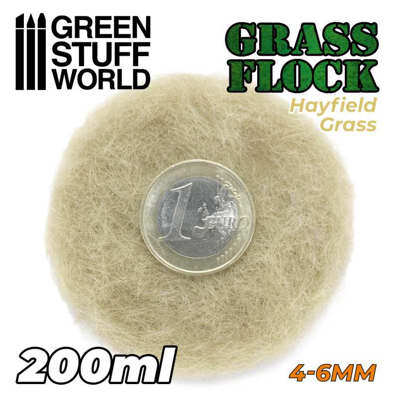 Grass Flock - HAYFIELD GRASS 4-6mm (200ml)