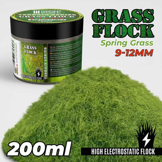 Grass Flock - SPRING GRASS 9-12mm (200ml)
