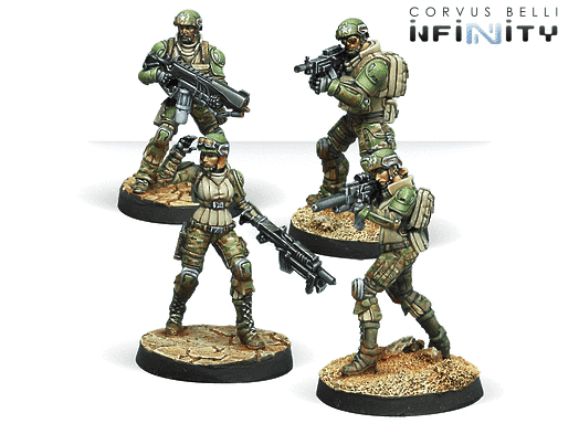 Us Ariadna Grunts Line Rangers Regiment 0539