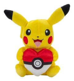 Pokemon 8" Pikachu with Heart Seasonal Plush