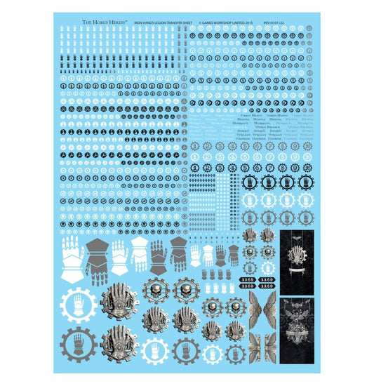 Iron Hands Legion Transfer Sheet
