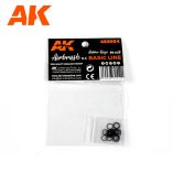 RUBBER RINGS (20 UNITS) FOR AK AIRBRUSH