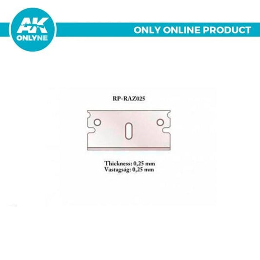 AK RAZOR 0.25MM 5PCS