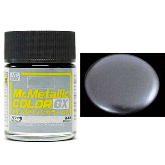 Metal Black Mr Metallic Color GX GX-201 Mr Hobby