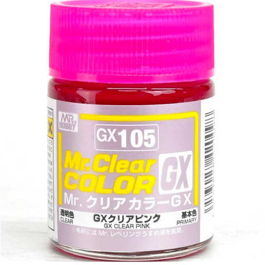 18ml Mr Clear Colour GX – Clear Pink GX-105 Mr Hobby
