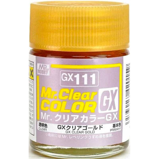 18ml Mr Clear Colour GX – Clear Gold GX-111 Mr Hobby