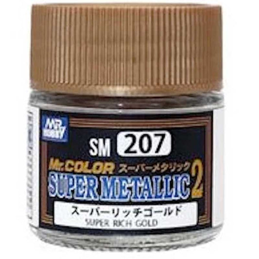 Super Rich Gold Mr.Color Super Metallic 2 SM-207 Mr Hobby
