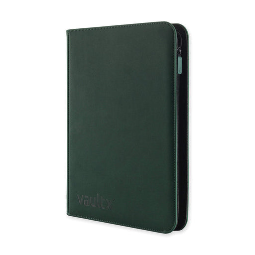 9-Pocket Exo-Tec Zip Binder - Forest Green