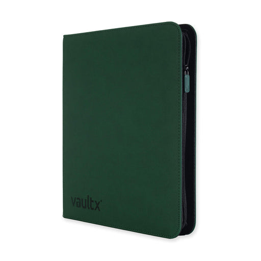 12-Pocket Exo-Tec Zip Binder - Forest Green